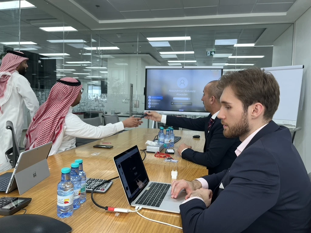 Crafton members in Saudi Arabia